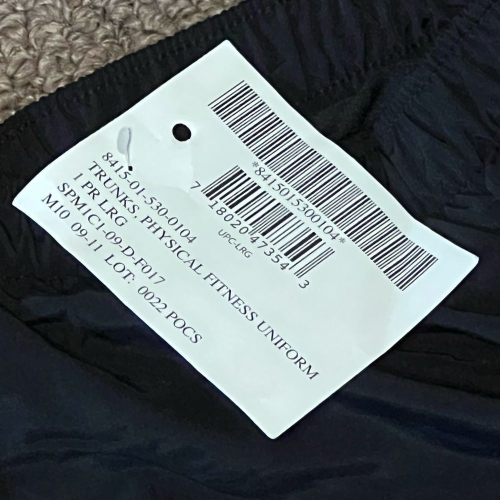 🇺🇸U.S. Army NWT Physical Fitness Uniform PFU Trunks Shorts w/liner Military L - Picture 5 of 12